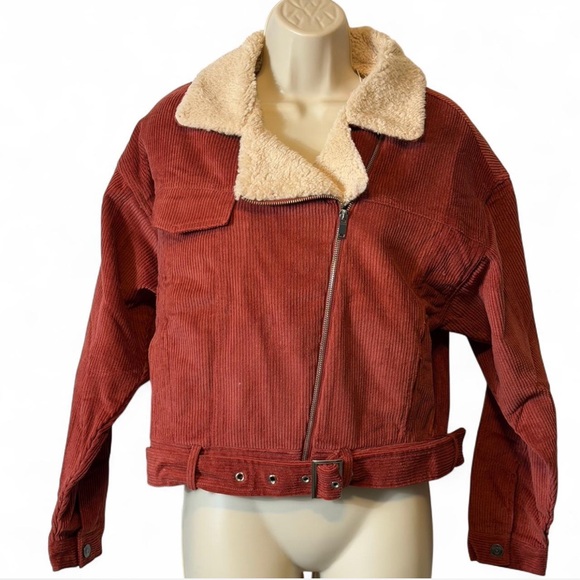 Jackets & Blazers - Corduroy Moto Jacket‎